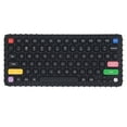 thumbnail image 1 of Juguete de dentición para bebés, de silicona, suave y delicado, con teclado, juguete masticable para bebés y niños pequeños, tipo D, 1 of 14