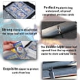 thumbnail image 6 of Trading Card Binder, 4-Pocket Cards Binder Album Holder Fits 400 Cards with 50 Removable Sleeves Portable rading Cards Holder Sleeves Portable Card Collector with Zipper Holder Greeting Cards, 6 of 7
