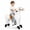 Type A, Ride on Horse(White), variant on Akaber Ride on Horse for Big Kids, Horse Ride on Toy for 4 to 9 Years Old, (35.43'' Height) Riding Horse Rider Mechanical Walking Action, No Battery or Electricity, Max Load 165LBS