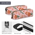 thumbnail image 4 of Disketp Painting Peach Estuche de Lápices de Cuero con Cierre, Estuche Compacto para Papelería, Bolígrafos y Accesorios Pequeños, 4 of 7