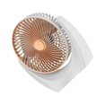 thumbnail image 2 of Toystoory Ventilador de escritorio ABS, Motor eléctrico sin escobillas, funcionamiento silencioso, 2 engranajes, ajustable, giratorio, para el Accesorios para electrodomésticos batería de oro, 2 of 6