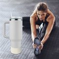 thumbnail image 5 of Unique Bargains 4 Pcs Portable Fit For 40oz Anti-Fall Round Water Bottle Boot for Home Beige, 5 of 5