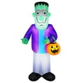 thumbnail image 2 of Occasions 7' Inflatable Frankenstein Treat Bag Halloween Yard Decoration, 2 of 2