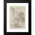thumbnail image 2 of Joseph Pennell 14x18 Black Modern Framed Museum Art Print Titled - Battery Park (1905), 2 of 5