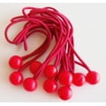 thumbnail image 1 of 9 Pouces Rouge Élastiques à Billes Premium Robustes 25 Pcs pour Bâches et Auvent, 1 of 4