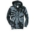 thumbnail image 5 of Port & Company Youth Tie Dye Pullover Hooded Sweatshirt-L (Black), 5 of 6