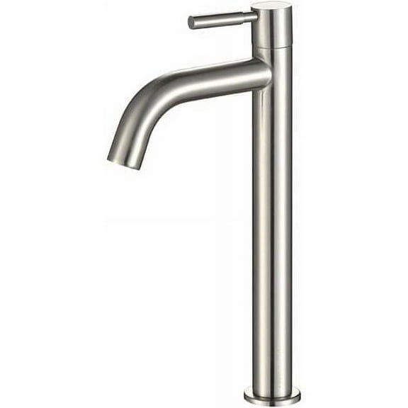 Single Lever Stainless Steel Cold Water Bathroom Faucet Sink Basin Faucet RUIOIU