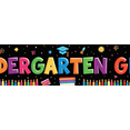 thumbnail image 3 of Colorful Graduation Banner Kindergarten Grad Decorative Caps Diplomas Backdrop for School Ceremony Kids Party Celebration, 3 of 7
