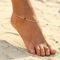 thumbnail image 2 of 14K Gold Birthstone Charm Anklets / Ankle Bracelets for Women, 2 of 3
