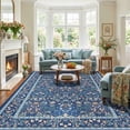 thumbnail image 2 of CHITOOMA 5'x7' Area Rugs for Living Room, Floral Washable Rug Boho Non-Slip Printed Carpet, Vintage Stain Resistant Indoor Rug for Bedroom Dining Room Home Office, 2 of 10