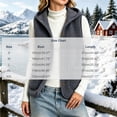 thumbnail image 7 of Auralook Women's Fleece Vest Outerwear Sleeveless Lightweight Button Hooded Jackets Warm Soft Vests with Pockets, 7 of 7