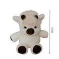 thumbnail image 4 of 17" Highland Cow Plush Toy - Ultra Soft Stuffed Animal, Cute Scottish Cow Plushie for Nursery Decor & Kids Gift(White), 4 of 5