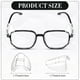thumbnail image 5 of Gafas de Seguridad Protectores Laterales para Anteojos Recetados Slipon SideShields Protectores Laterales Transparentes, 5 of 6