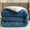 created-sapphire blue-taffeta, variant on Thick Warm Plush Reversible Comforter, Ultra‑Soft Fluffy All‑Season Bedding Comforter, Machine Washable Cozy Bedding for Bedroom, Guest Room and Hotel Use
