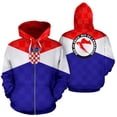 thumbnail image 2 of 2024 Nueva Croacia Hrvatska Heroe Sudadera con capucha con cremallera impresa en 3D para hombre Sudadera de gran tamaño Sudadera deportiva para mujer Ropa Y2k, 2 of 4