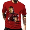 thumbnail image 1 of Disney Wunder Held Iron-Man 3D-Druck Männer Kurzarm camiseta neue Kleidung Sommer Streetwear Casual Fashion Kinder Tops xuanjing unisex, 1 of 2