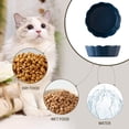 thumbnail image 4 of Cuenco de cerámica para comida de gatos, cuenco pequeño para perros, alimentador de agua para alimentos para mascotas, cuenco de flores MFZFUKR BST3009588-5, 4 of 5