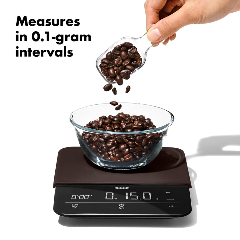 OXO, Precision Digital Scale, 6 lbs, Timer, Zero Function
