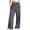 Dark Gray, variant on Mercatoo Teen Girls Cotton Linen Pants Kids Casual Baggy Straight Wide Leg Sweatpants Youth Elastic High Waisted Unifor1 Dress Pant