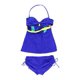 thumbnail image 2 of Hobie Tankini de 2 piezas con corbata fruncida Colorbolcked para mujer, azul, mediano Hobie Tankini, 2 of 2