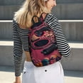 thumbnail image 5 of Balery Romantic Heart Guitar Mochila Clásica Impresa Básica para Viaje, Mochila Escolar Resistente al Agua, Mochila de Lona con Correas Ajustables-Small, 5 of 5