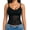 Black, variant on Aivtalk Lace Camisole Tops for Women V Neck Cami Shirt Tank Ladies Spaghetti Strap Tank Top with Paded Going Out Long Tank L Black