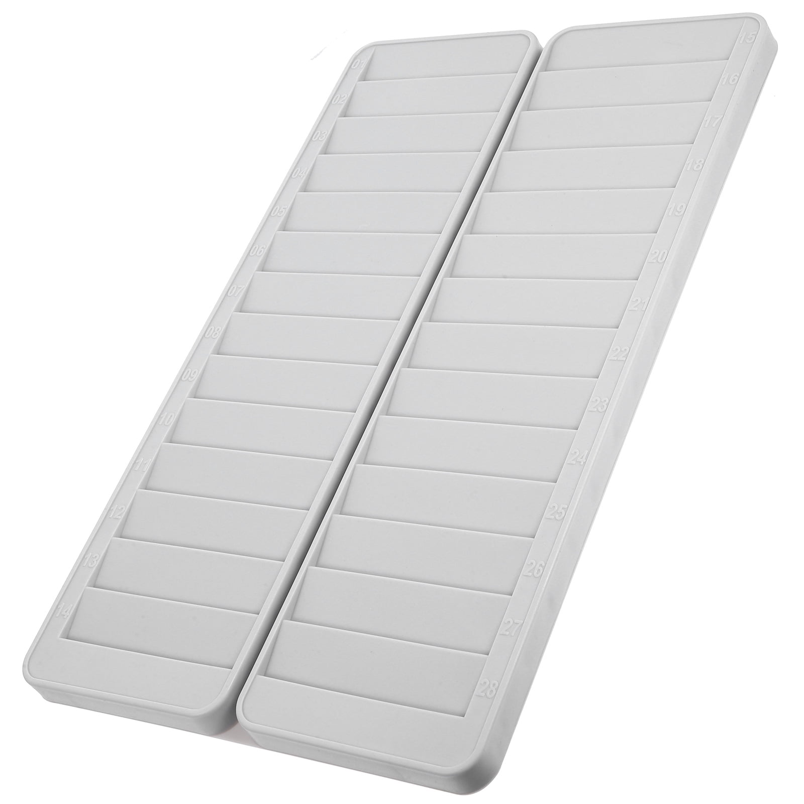 HOMEMAXS  Pyramid Badge Rack Card Slot Holder Magnetic Stripe Cards Hanging Office