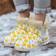 thumbnail image 3 of Whosucclay Flannel Womens and Girl Snow Boots Ankle Booties Waterproof Winter Boots Slip on Fashion Boots No Slip Boots, 3 of 6