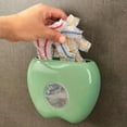 thumbnail image 4 of Apple-Shaped Trash Bag Organizer, Wall Mounted Garbage Bag Holder & Plastic Bag Dispenser for Extra Shopping Bags and Kitchen Organization, 4 of 9