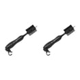 thumbnail image 4 of QualitChoice Brosse de Nettoyage Double Face pour Club de Golf, Outil Réutilisable d'Entretien des Taches avec Rainure, Accessoires d'Entraînement Extérieurs, Noir, Ensemble de 2, 4 of 6