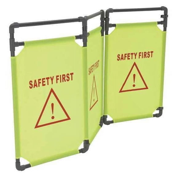 Manufacturer Varies Folding Fabric Barrier,38"H,1"W FBR-3