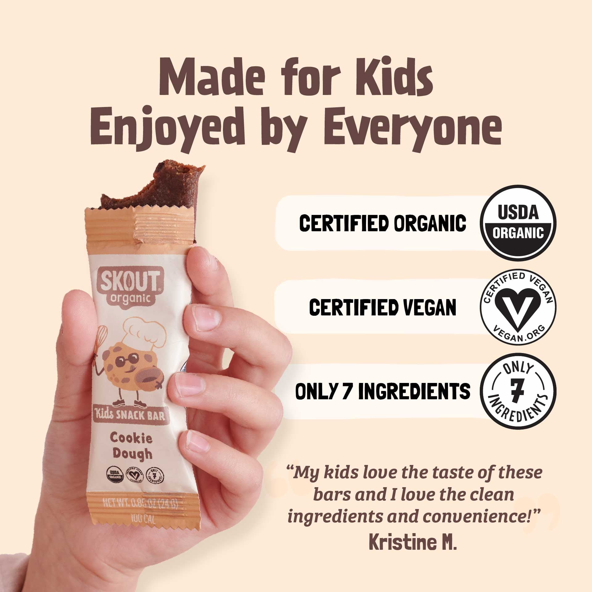 Skout Organic Kids Snack Dessert Variety Pack - 3 Flavors - 18 Pack
