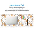 thumbnail image 5 of Rocae Corgi with Hearts for Gaming Mouse Pad, Mouse Pad Large, Office Computer Keyboard Mousepad, Keyboard and Mouse Pad with Stitched Edges,31.5 x 11.8 in, 5 of 5