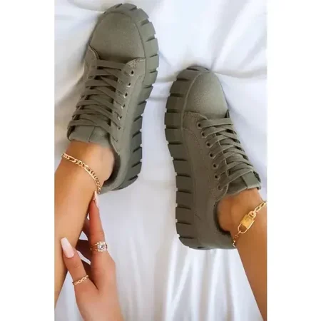 

NAYUKA Brand New Sneaker Casual Shoes Big Size 43 Shoelaces Fashion Black Purple Leisure Woman Canvas Shoes Flats Zapatos Mujer