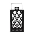 thumbnail image 2 of Farnsworth Stainless Steel Outdoor 18" Lantern, Black, 2 of 11