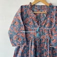 thumbnail image 4 of Beautiful Hand Print Dress,Handblock Cotton Dress,Indian Print Dress,Cotton Block Dresss, Block Print Dress,Long Dresses, 4 of 6