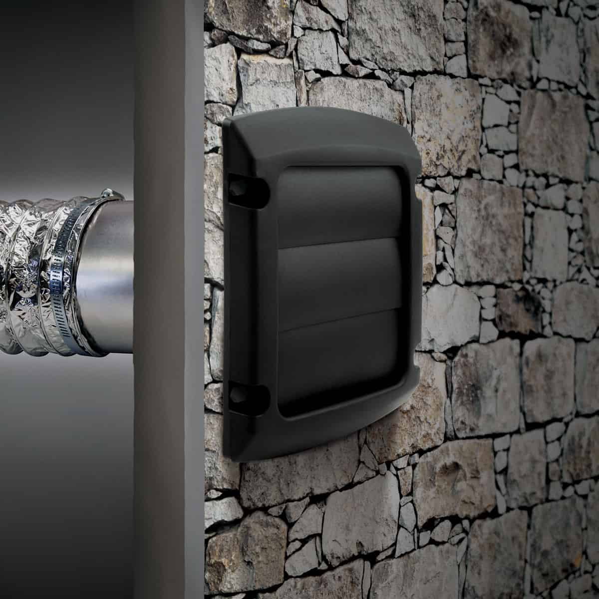 Dundas Jafine BLH4BLKZW6 4 in. 6 Pro Vent Exhaust Hoods - Black