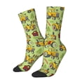 thumbnail image 1 of Fotbe Cute Tractor Calcetas Largas con Estampado para Hombre y Mujer – Calcetas de Compresión Transpirables y Elásticas, Viajar y Uso Diario Talla 5-11, 1 of 6