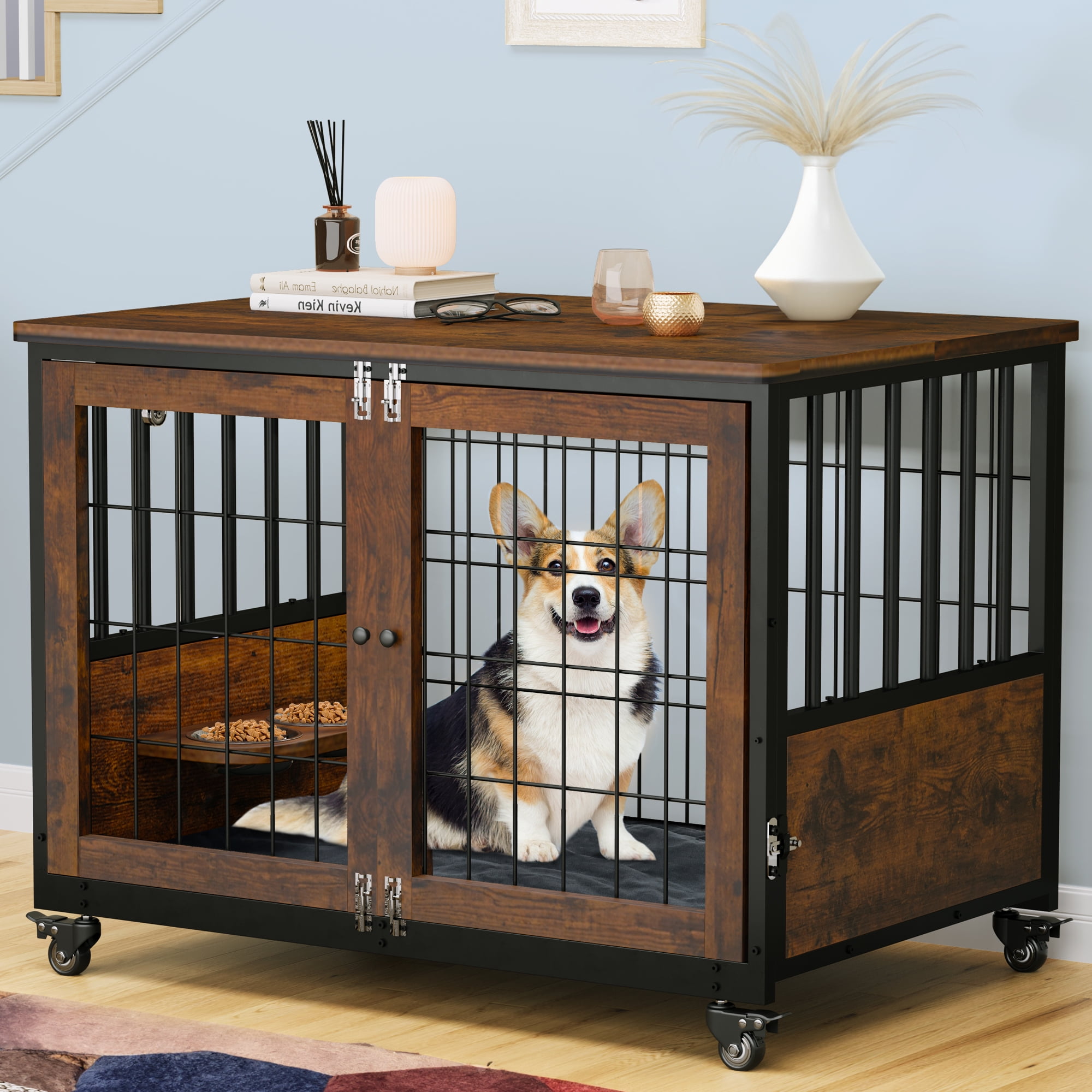 Medium dog crate walmart hotsell