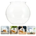Axio Clear Fish Bowl Small Aquarium Goldfish Tank Desktop Vases Flower