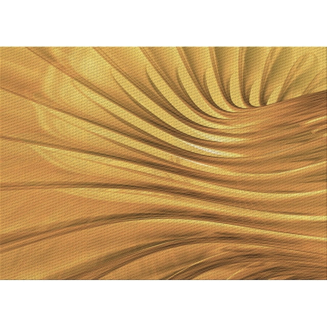 Ahgly Company Tapis d'Intérieur Lavables en Machine, Rectangle Sedona Transitionnel Brun, 7' x 10'