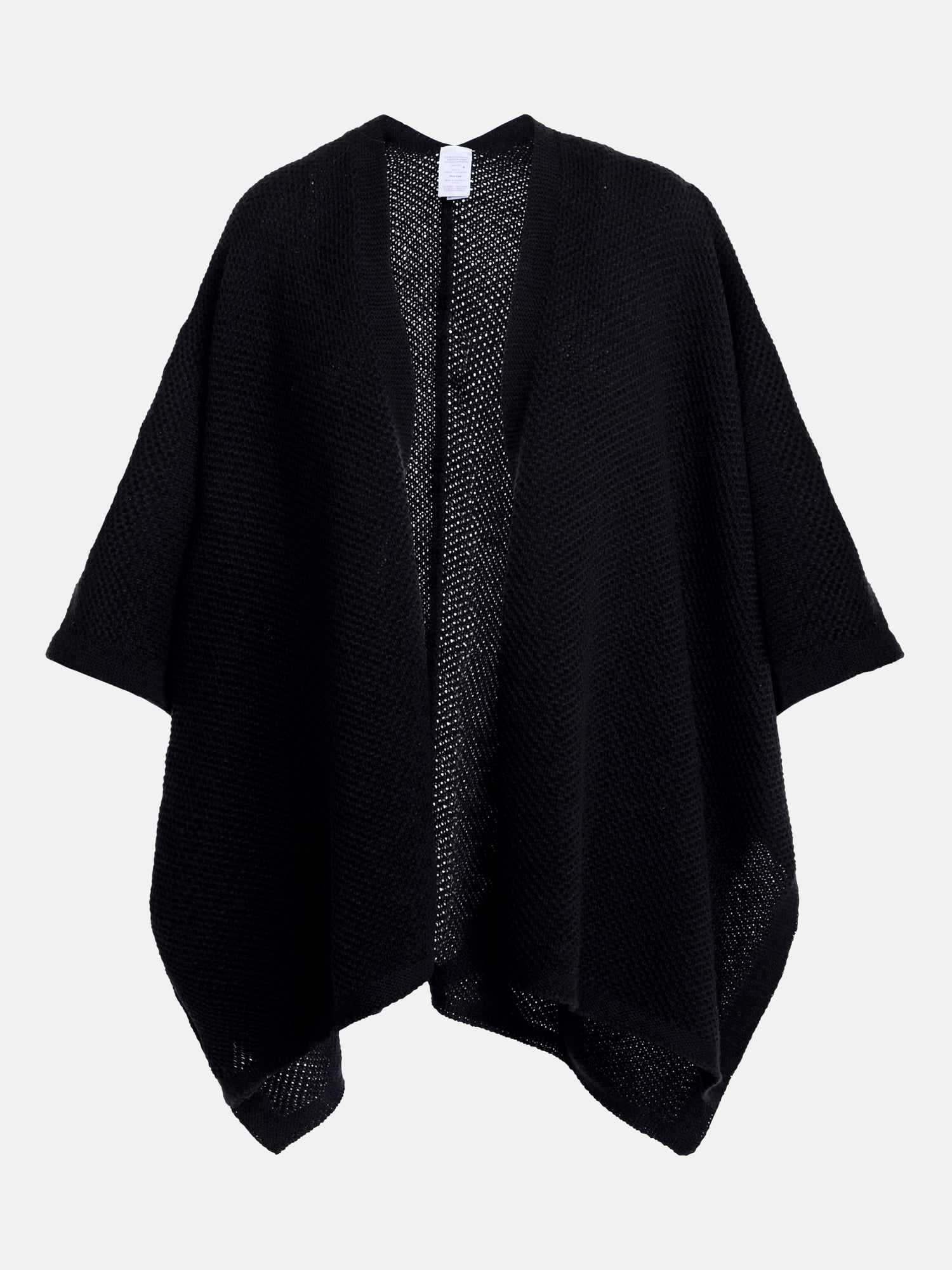 Scenario Women's Textured Knit Ruana