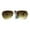 gold teal, variant on Kids Size Boys Classic Pilot Aviator Metal Rim Police Style Sunglasses Gold Brown
