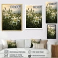thumbnail image 4 of Designart "Lily Fields In The Garden Of White" Lilies Canvas Prints, 4 of 7