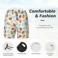 thumbnail image 5 of Balery Floral Strawberr Mens Swim Trunks Swim Shorts for Men Quick Dry Inseam Beach Shorts with Compression Liner Pocket-Medium, 5 of 9