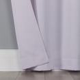 thumbnail image 3 of Sun Zero Emma Generation Bow Valance Semi-Sheer Rod Pocket Curtain Panel, 40"W x 63"L, Lavender, 3 of 8