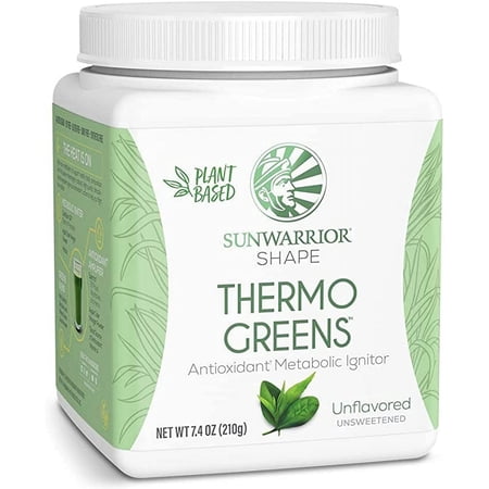 Sunwarrior Thermo Greens Unflavored Supergreens Metabolism Booster Powder 7.4 oz