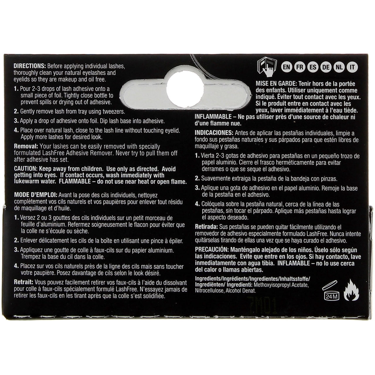 Ardell LashTite Eyelash Adhesive, Clear 0.125 oz (Pack of 6)