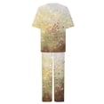thumbnail image 5 of Puntoco Traje De Verano Para Mujer Pantalones Cortos De Color Con Estampado De Moda Traje Casual De Dos Piezas Puntoco Puntoco-5719, 5 of 5