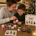 thumbnail image 6 of New 4-Piece 3D Beaded Christmas Ornament DIY Kit for Party Favors, Interactive Group Craft Game for Cozy Christmas Eve Celebrations (Winter Crystal), 6 of 6
